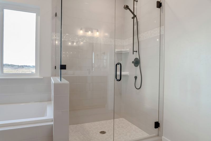 Black Frame Shower Door